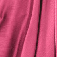Pink Satin Midi Flared Dress with Crossover Neckline - PrettyGirl
