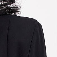 Női kosztüm fekete - StarShinerS krepp karcsusított szabású zsebes