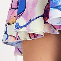 Bluza dama din material subtire cu croi larg si maneci clopot cu imprimeu digital - StarShinerS