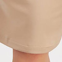 - StarShinerS beige dress lycra pencil pleats of material
