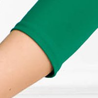 Zöld lycra ceruza ruha rakott részekkel - StarShinerS