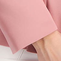 Pink Elastic Fabric Jacket Tailored Accessorized with Cord - StarShinerS