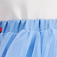 Light Blue Tulle Skirt in Clos with Waist Elastic - StarShinerS