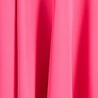 Pink - StarShinerS alkalmi aszimetrikus ujjatlan rövid harang ruha szaténból