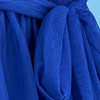 - StarShinerS blue dress from tulle short cut cloche v back neckline
