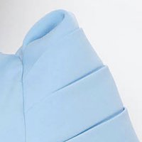 Kék midi ceruza lábon sliccelt ruha enyhén rugalmas szövetből - StarShinerS