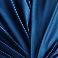Petrol Blue Lycra Pencil Dress with Material Draping - Artista