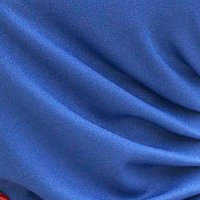 - StarShinerS blue dress lycra with glitter details pencil pleats of material