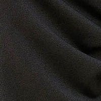 Rochie din lycra cu sclipici neagra tip creion cu drapaje de material - StarShinerS