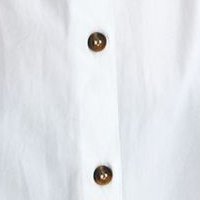 Rochie din bumbac alba scurta cu un croi drept si accesoriu tip curea - Top Secret