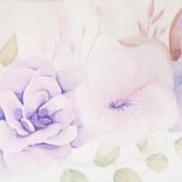 Világos lila - StarShinerS ruha szövetből midi harang virágmintás