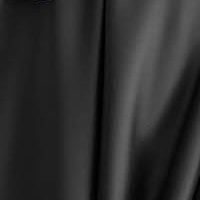 Black dress taffeta long laced cloche slit