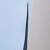 Rochie din neopren albastru-deschis midi tip creion cu peplum si aplicatii stralucitoare