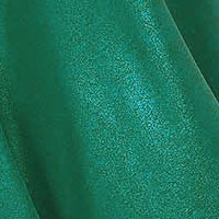 Zöld harang ruha rugalmas szövet fodros ujjakkal - StarShinerS