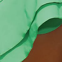 Világos zöld két részes fürdőruha fodrokkal és állítható pántokkal