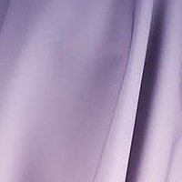 Rugalmas szövetü lila rövid harang ruha digitális nyomtatással, ejtett vállal - StarShinerS