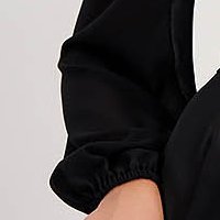 Fekete taft midi harang ruha