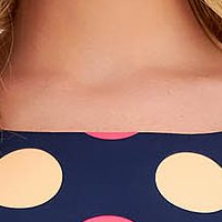 Rochie din stofa elastica scurta cu pliuri si accesoriu tip curea
