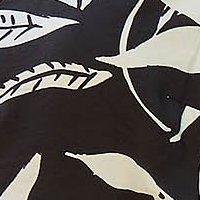 Fekete pamutból készült harang ruha zsebekkel és övvel ellátva