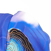 Rugalmas szövetü harang ruha oldalt zsebekkel és digitálisan nyomtatott absztrakt mintával - StarShinerS