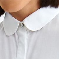 Női ing fehér vékony anyag bő szabású