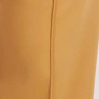 Cappuccinobarna hosszú magas derekú bővülő nadrág enyhén rugalmas szövetből - StarShinerS