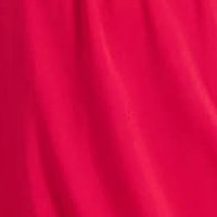 Muszlin midi harang ruha - pink, gumirozott derékrésszel, elől fodros díszitéssel - StarShinerS