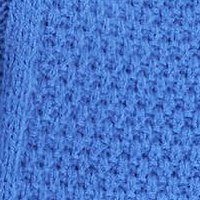 Kék kötött bő szabású pulóver