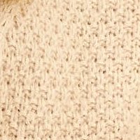Kötött bő szabású pulóver - bézs, dombor mintával