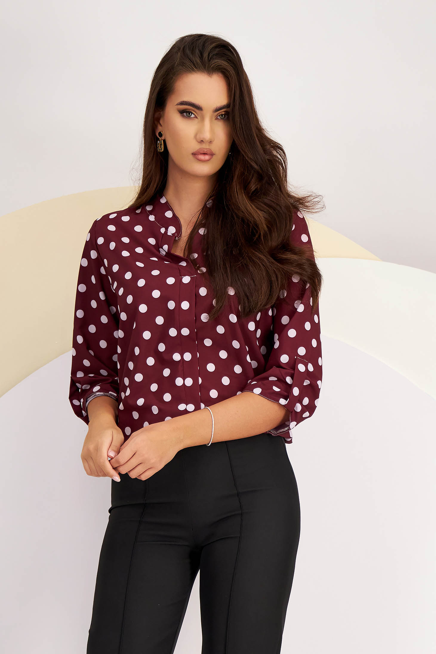 Women`s blouse thin fabric loose fit