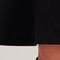 Punto midi harang ruha - fekete, digitálisan nyomtatott mintával a galléron és mandzsettánál - StarShinerS
