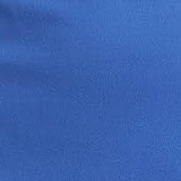 Krepp ceruza ruha - kék, térdig érő, átlapolt dekoltázzsal - StarShinerS