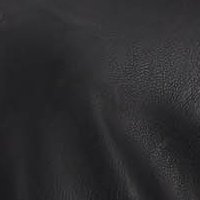 Műbőr rövid egyenes ruha - fekete, fém díszítéssel - StarShinerS