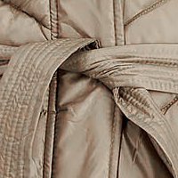 Bézs vízlepergető hosszú szűkített dzseki