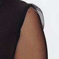 Fekete rugalmas szövet ceruza ruha