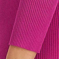 Pink kötött midi ceruza ruha