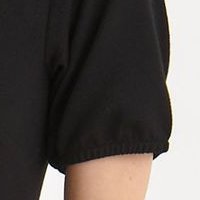 Fekete vékony rövid harang ruha