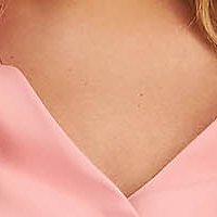 Női rózsaszín ing bő szabású strassz köves díszítéssel
