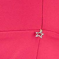 Fukszia rövid ceruza ruha - StarShinerS enyhén rugalmas szövetből
