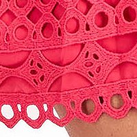 Pink ruha vékony anyag rövid bő szabású csipke díszítéssel övvel ellátva