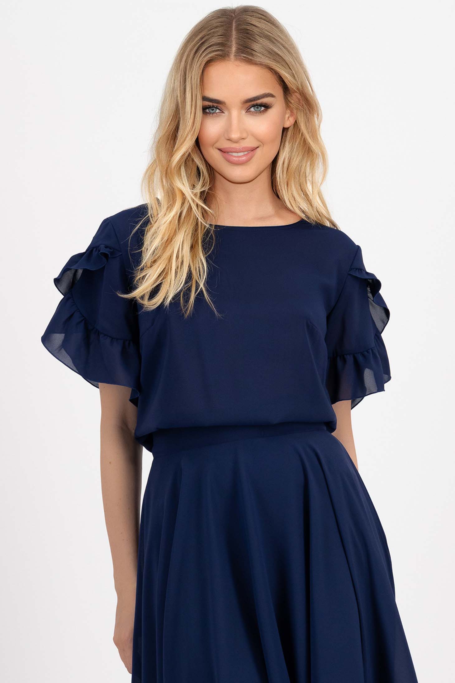 StarShinerS bleumarin bluza za žene veo širok 1 - StarShinerS.hr