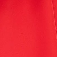 Ruha piros - StarShinerS rugalmas szövet midi harang hímzett részek