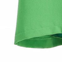 Ruha zöld - StarShinerS rugalmas szövet egyenes fodrokkal a dekoltázs vonalánál