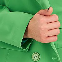 Női kosztüm zöld rugalmas szövet