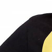 Póló fekete - StarShinerS pamutból készült szűk szabású hímzett részek