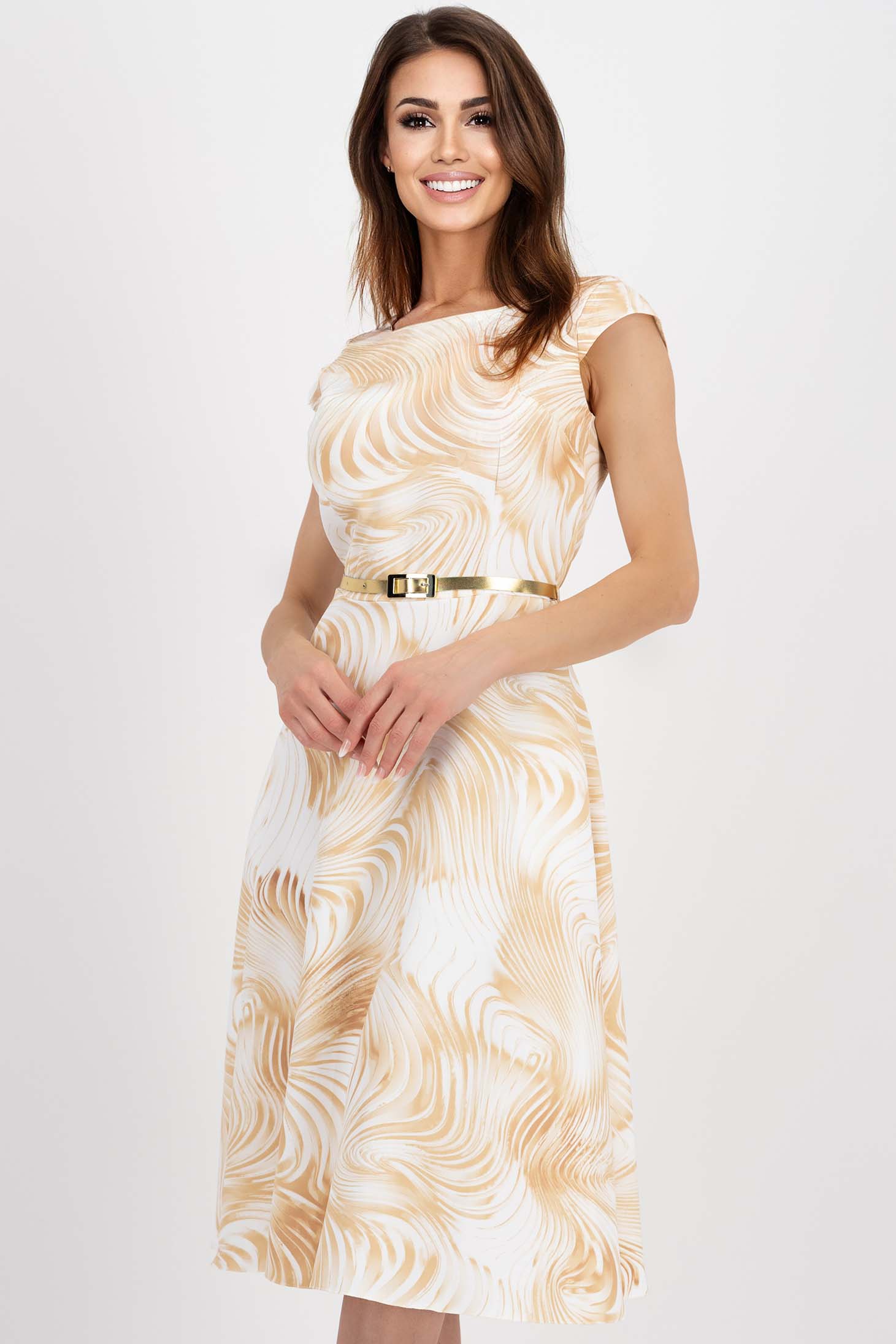 Haljina tkanine midi cloche 1 - StarShinerS.hr