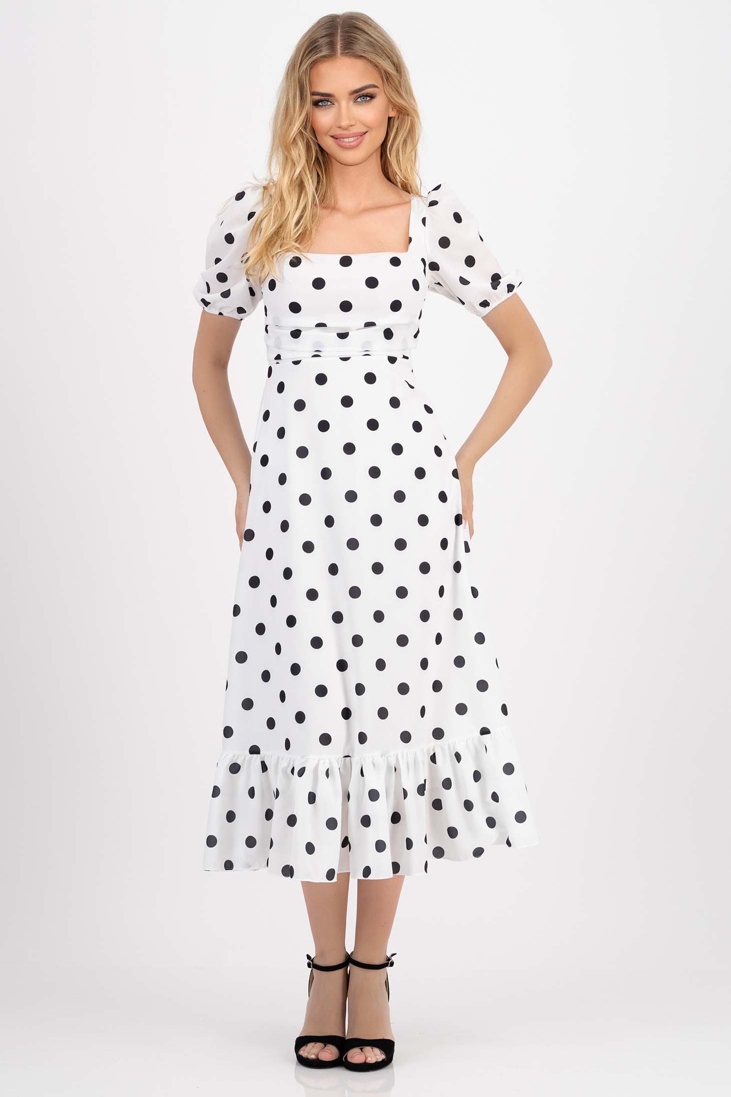 Haljina pamuk midi cloche 1 - StarShinerS.hr