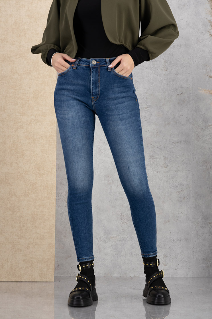 Kék farmer hosszú skinny 1 - StarShinerS.hu