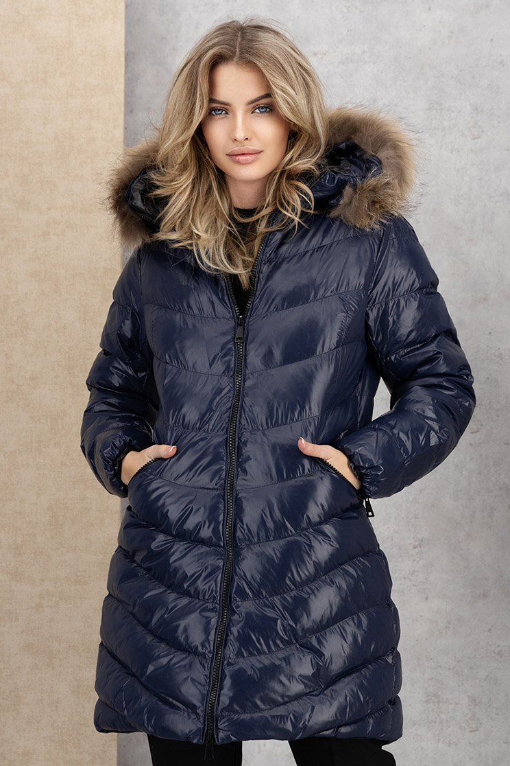 Námořnická modrá dámská bunda 1 - StarShinerS.cz