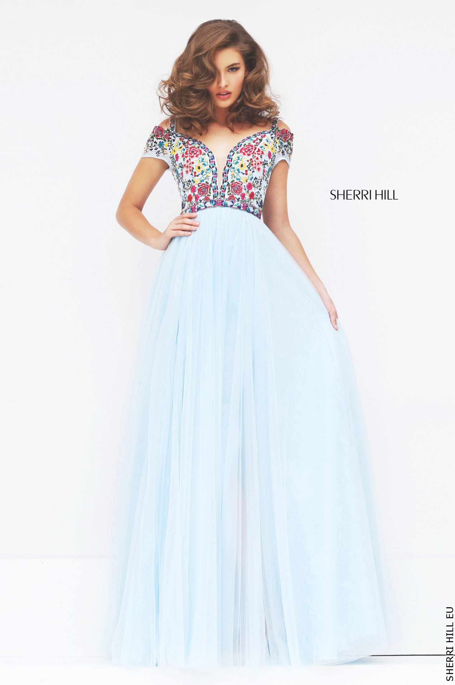 Sherri Hill 50151 LightBlue Dress